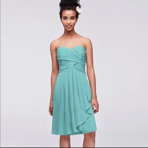 David’s Bridal Bridesmaid Dress - Spa Color